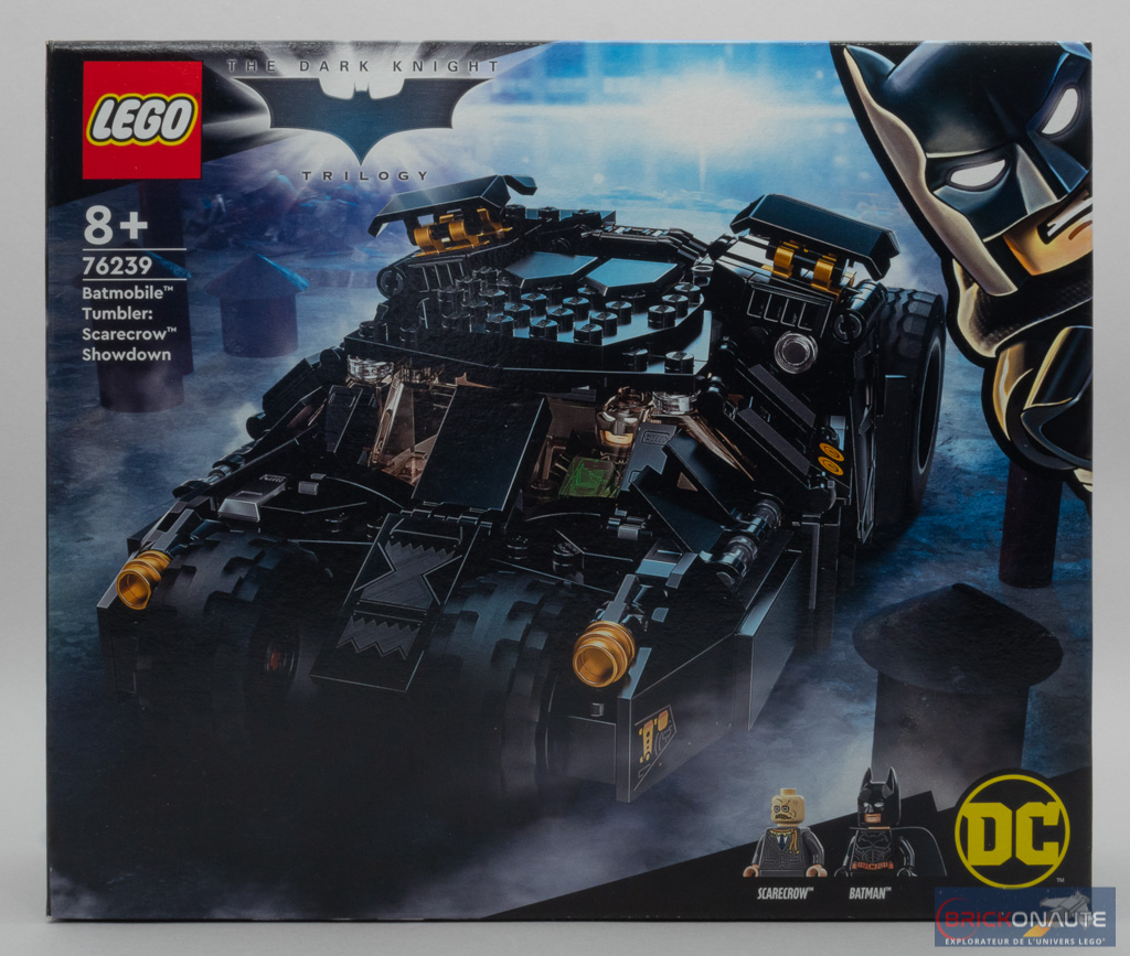 LEGO DC Comics 76239 pas cher, La Batmobile Tumbler : la confrontation avec  l'Épouvantail