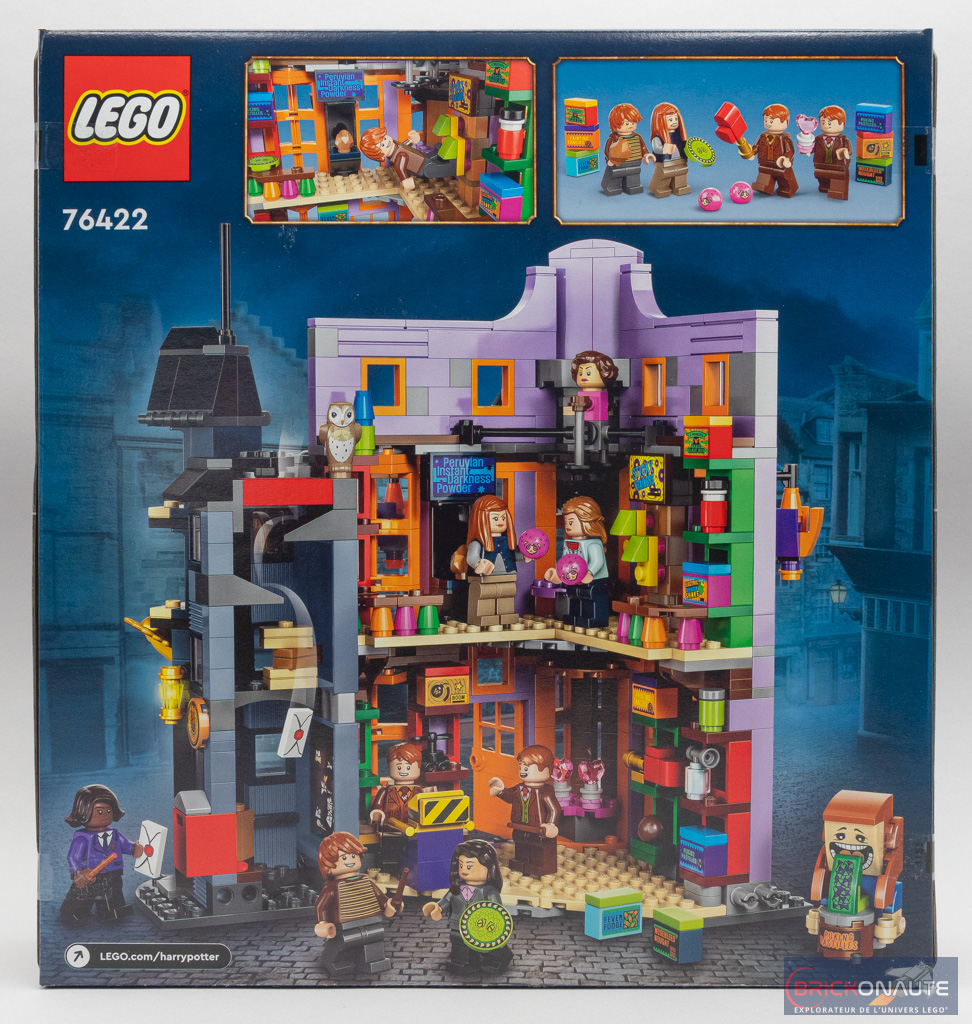 Les acteurs jumeaux Weasley découvrent LEGO Harry Potter 75978 Le chemin de  traverse