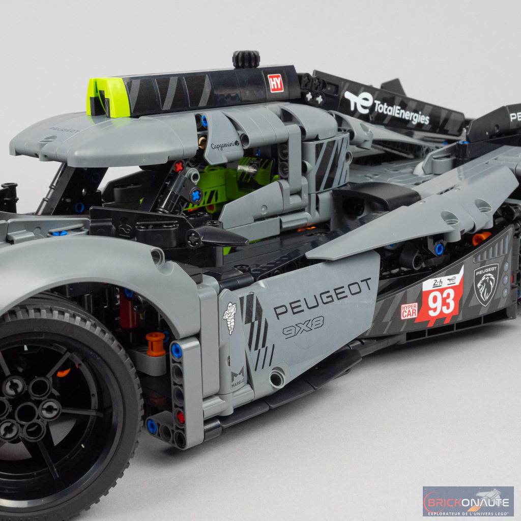 LEGO Technic 42039 pas cher, La voiture de course des 24 heures