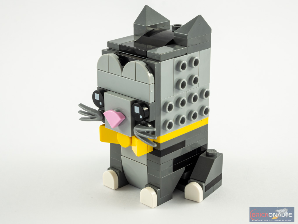 LEGO BrickHeadz 40441 pas cher, Les chats à poil court