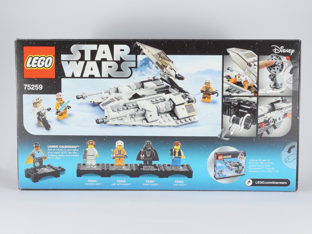 Support daffichage en acrylique pour LEGO Star Wars Snowspeeder 20e  anniversaire 75259 -  France